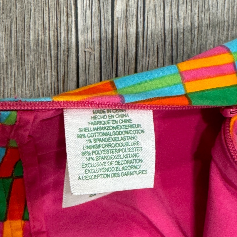LIZ CLAIBORNE GOLF BRIGHTLY COLORED SKORT LADIES SIZE 8 - Picture 8 of 8